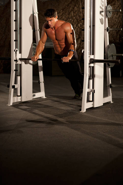 Incline Push-Up Medium - starting position