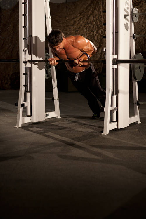 Incline Push-Up Reverse Grip - ending position