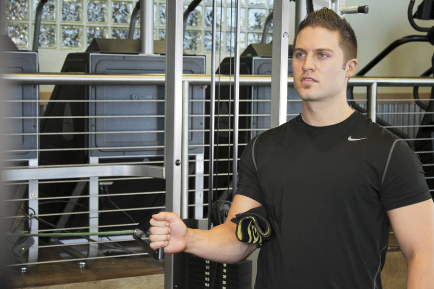 Internal Rotation with Band - starting position