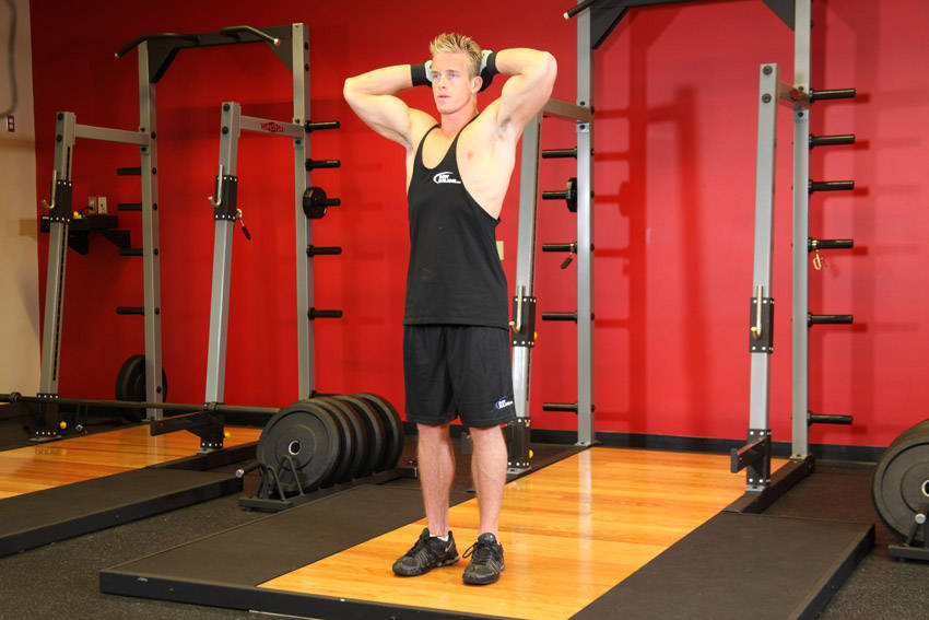 Isometric Neck Exercise - Front And Back - ending position