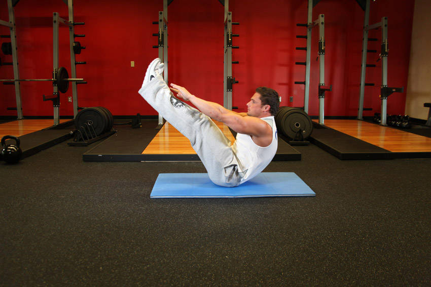 Jackknife Sit-Up - ending position