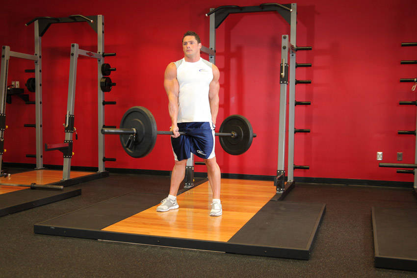 Jefferson Squats - starting position