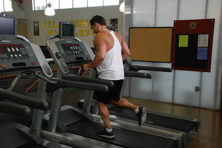 Jogging, Treadmill - starting position