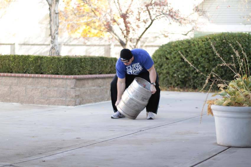 Keg Load - starting position