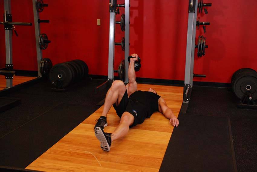 Kettlebell Turkish Get-Up (Lunge style) - starting position