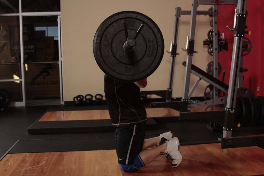 Kneeling Jump Squat - starting position