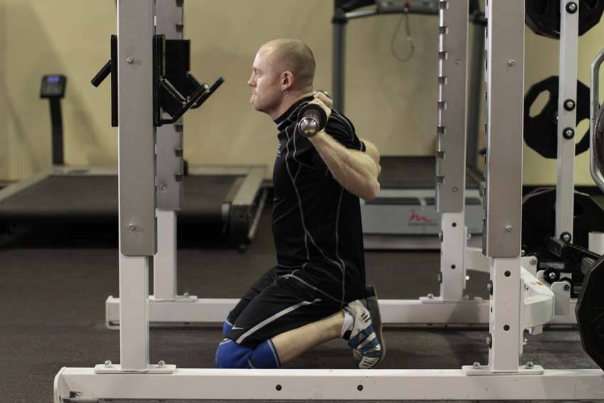 Kneeling Squat - ending position