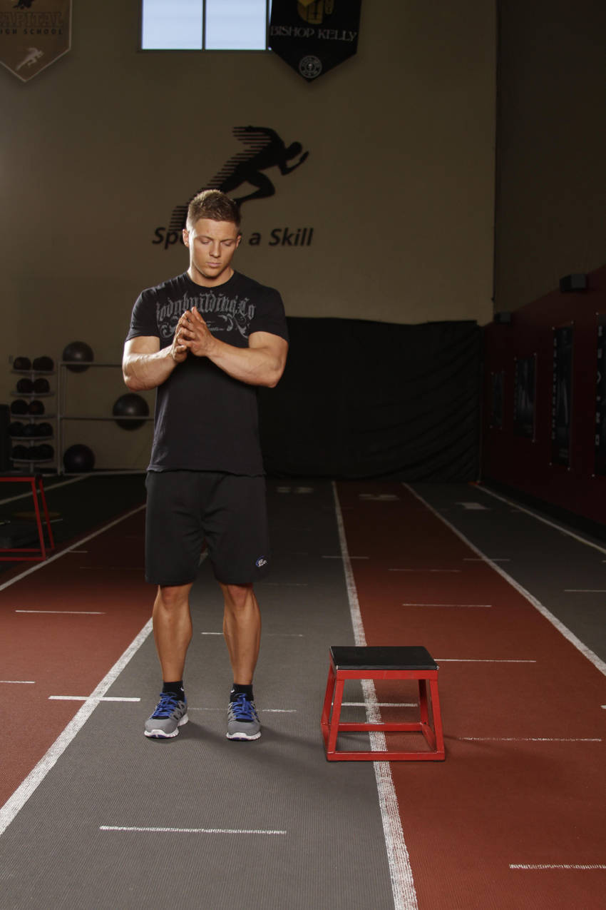 Lateral Box Jump - starting position
