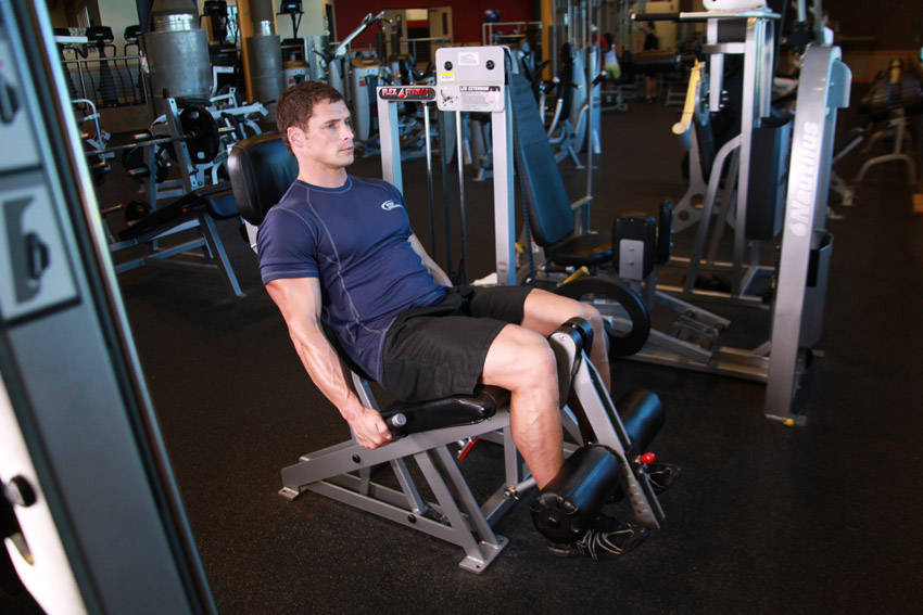 Leg Extensions - starting position