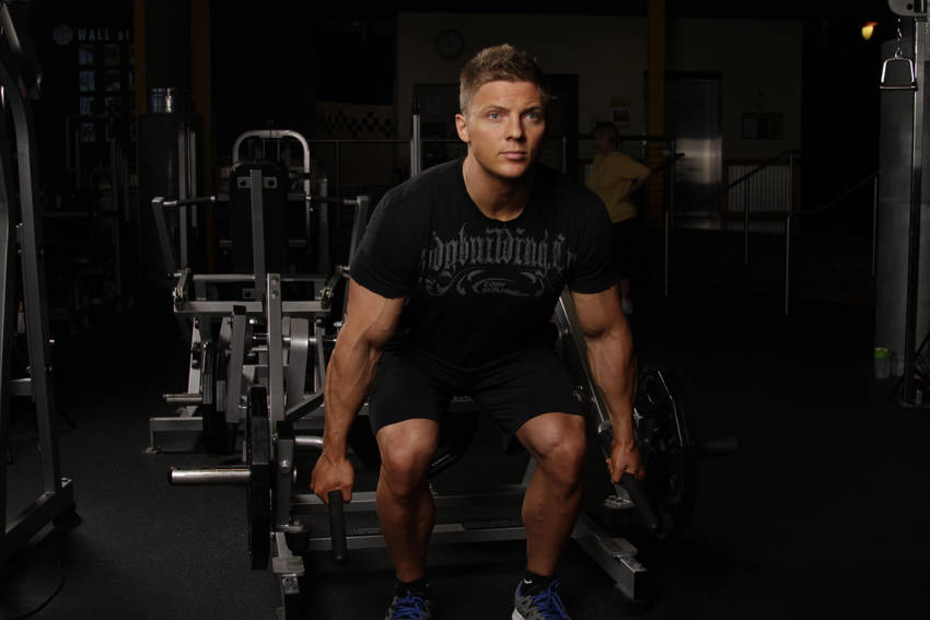 Leverage Deadlift - starting position