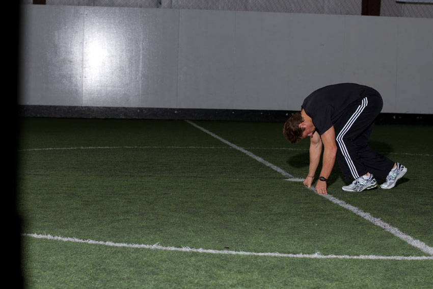 Linear 3-Part Start Technique - starting position