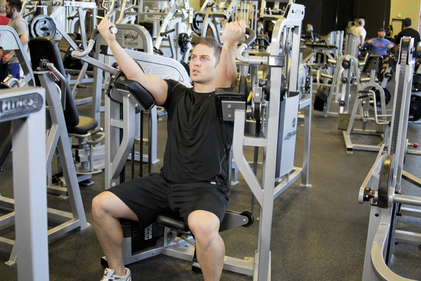 Machine Bicep Curl - starting position