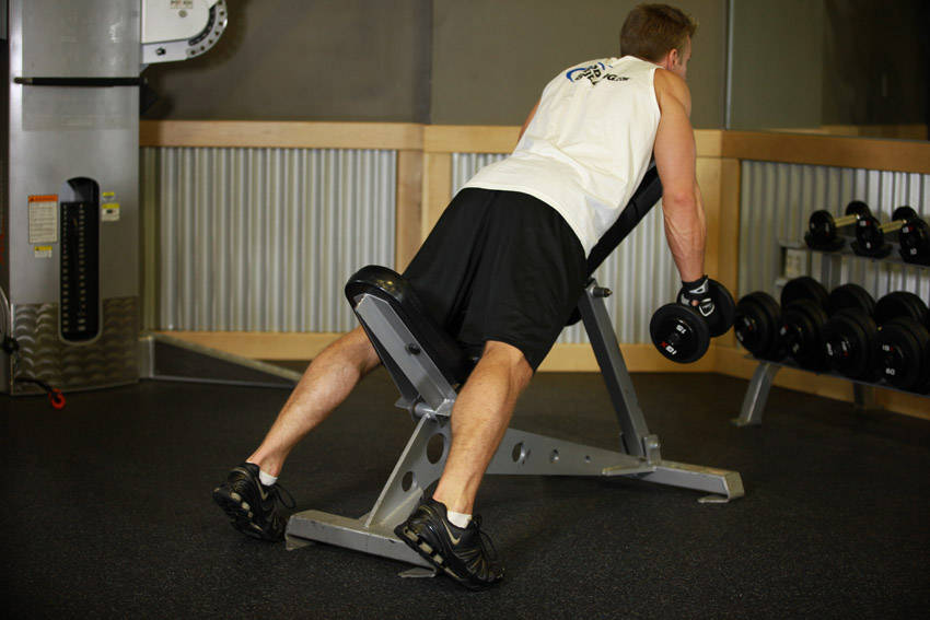 Middle Back Shrug - ending position