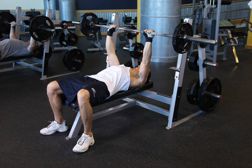 Neck Press - ending position