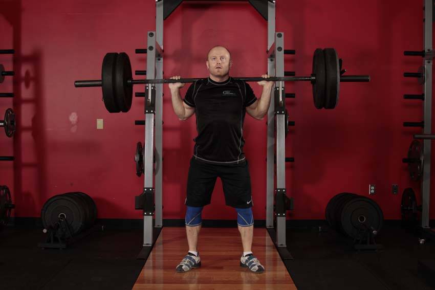 Olympic Squat - starting position