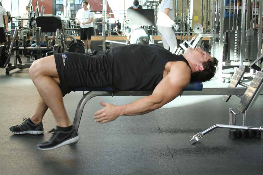 On-Your-Back Quad Stretch - starting position