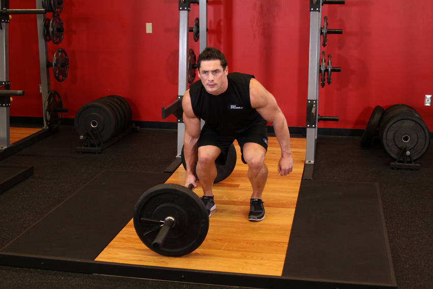 One-Arm Side Deadlift - starting position
