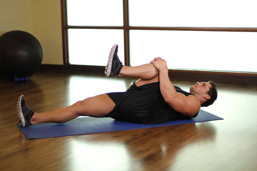 One Knee To Chest - ending position