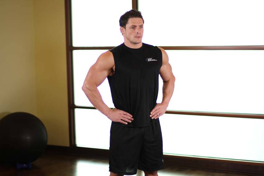 Overhead Stretch - starting position