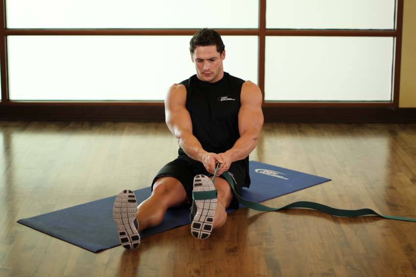 Posterior Tibialis Stretch - ending position