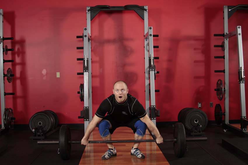 Power Snatch - starting position