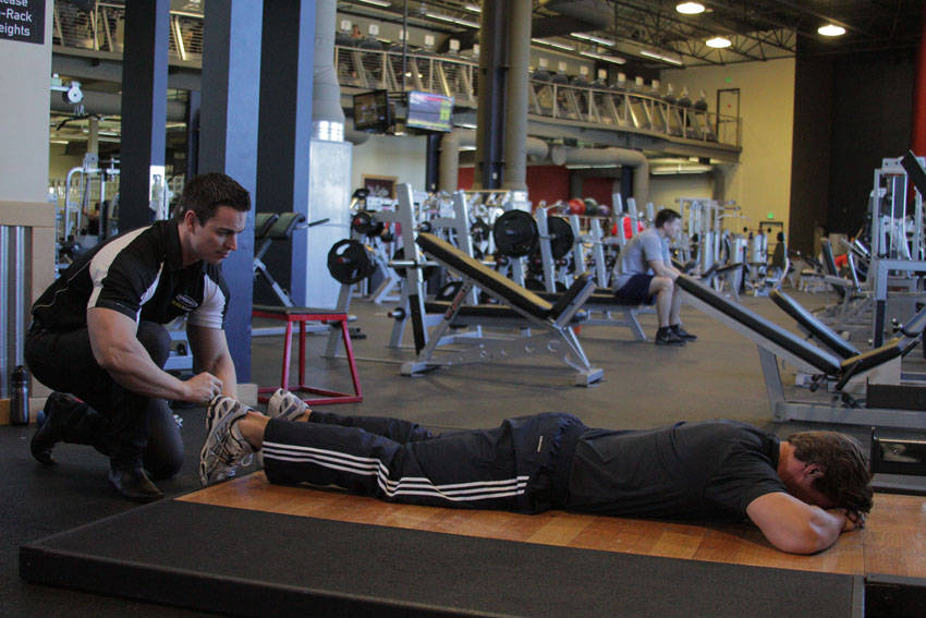 Prone Manual Hamstring - starting position