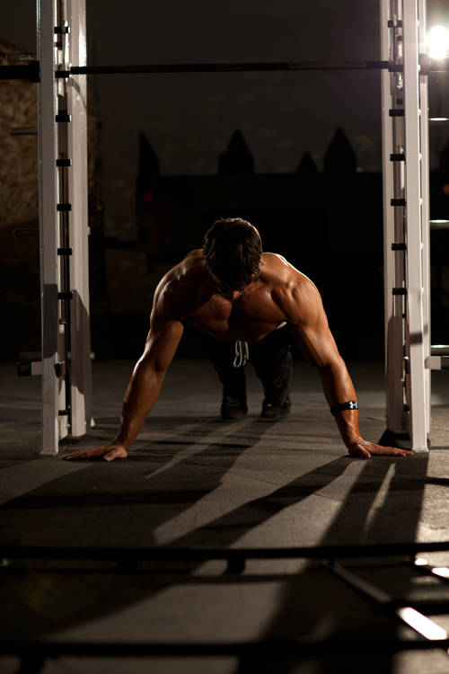 Push-Up Wide - starting position