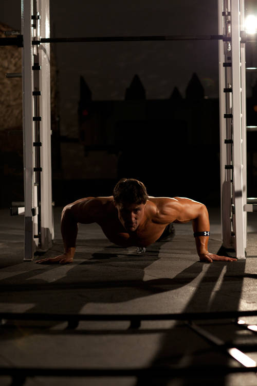 Push-Up Wide - ending position