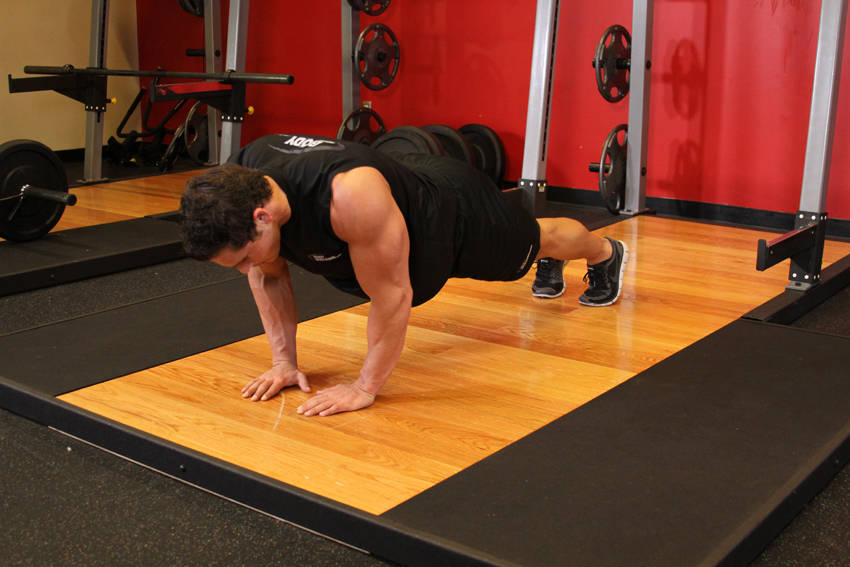 Push-Ups - Close Triceps Position - starting position