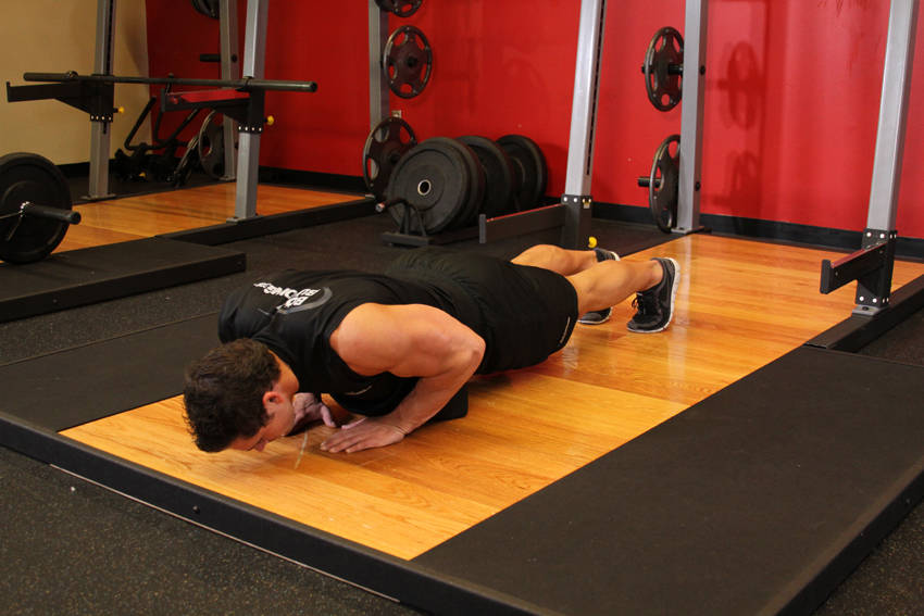 Push-Ups - Close Triceps Position - ending position