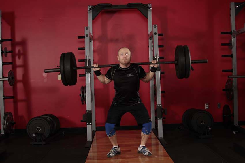 Push Press - Behind the Neck - ending position
