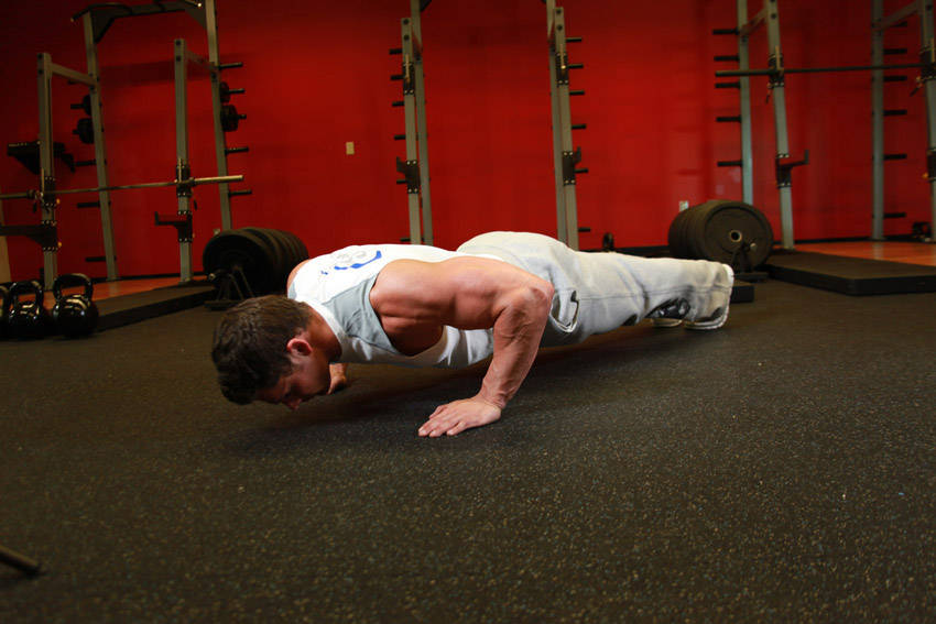 Pushups - ending position