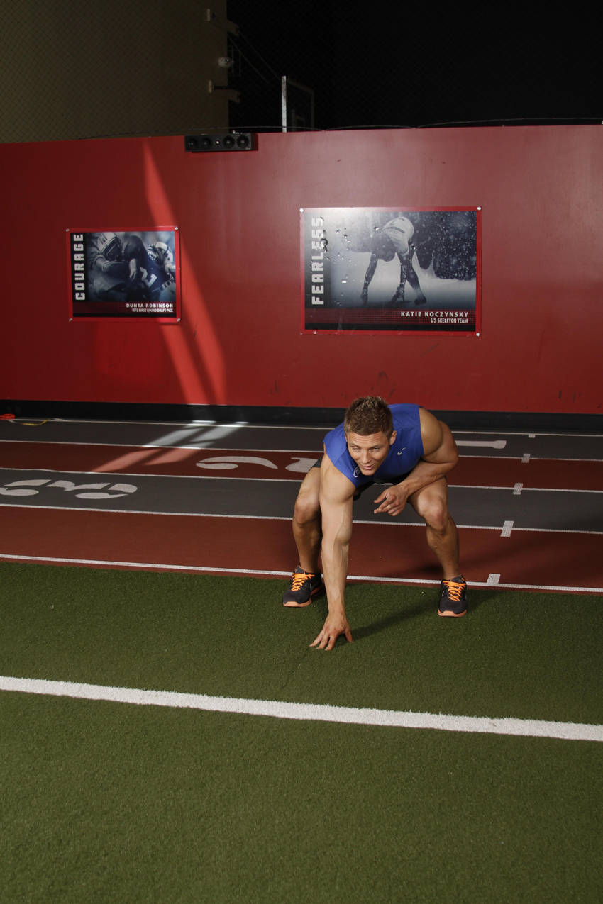 Return Push from Stance - starting position