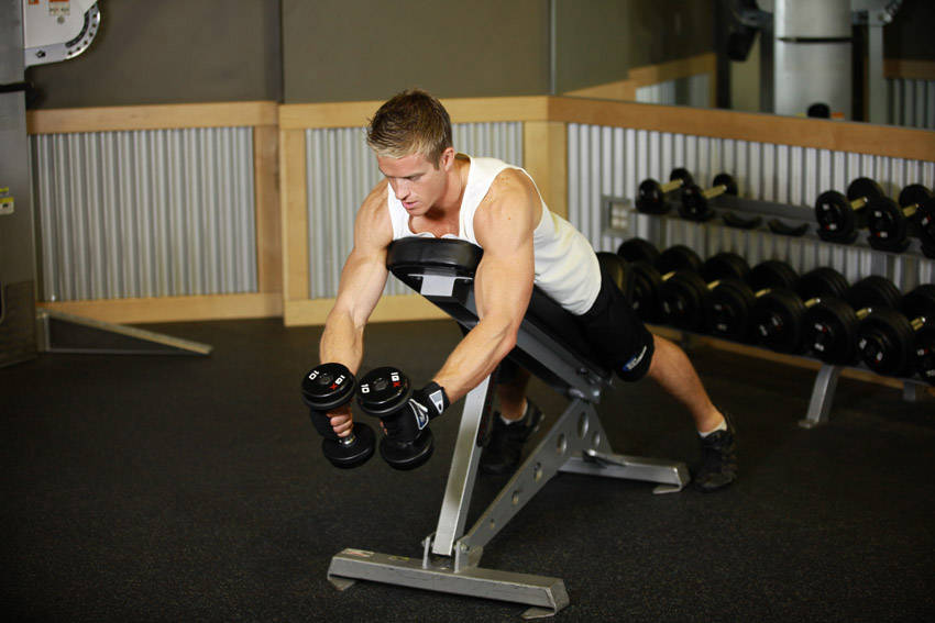 Reverse Flyes - starting position