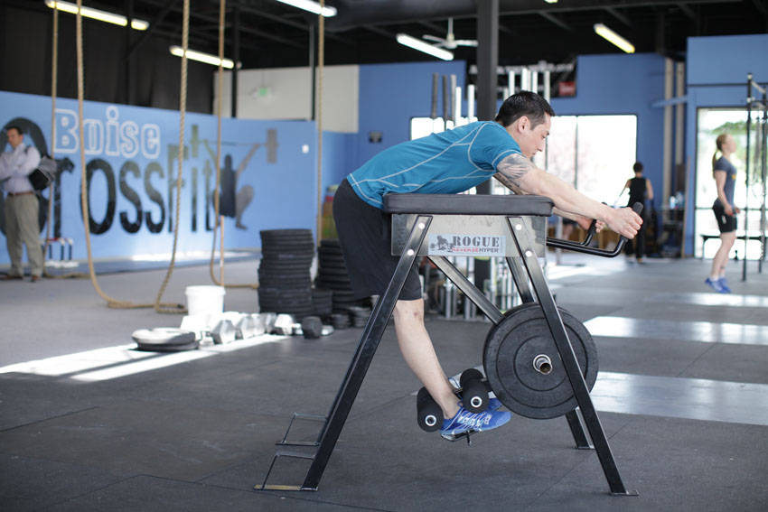 Reverse Hyperextension - starting position