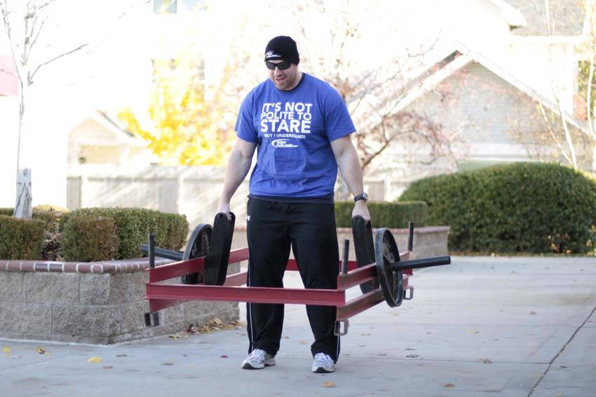 Rickshaw Deadlift - ending position