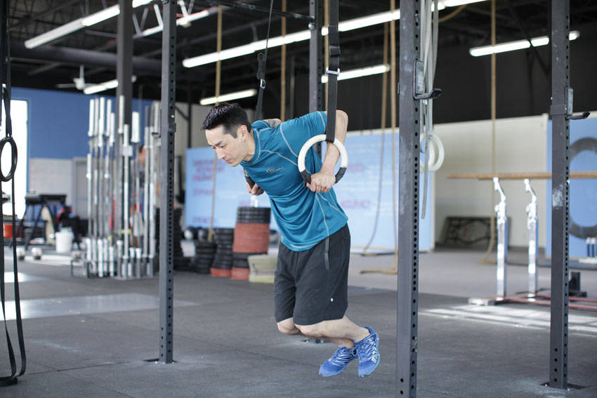 Ring Dips - starting position