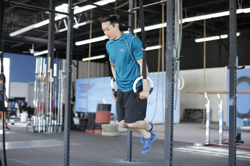 Ring Dips - ending position