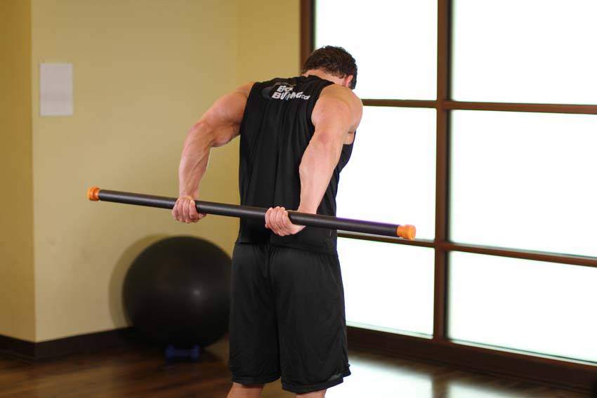 Round The World Shoulder Stretch - ending position