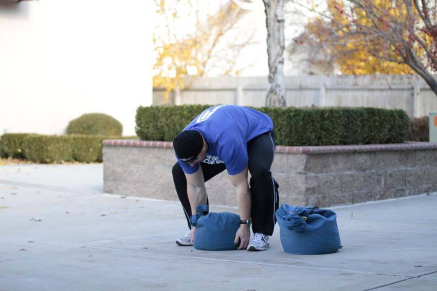 Sandbag Load - starting position