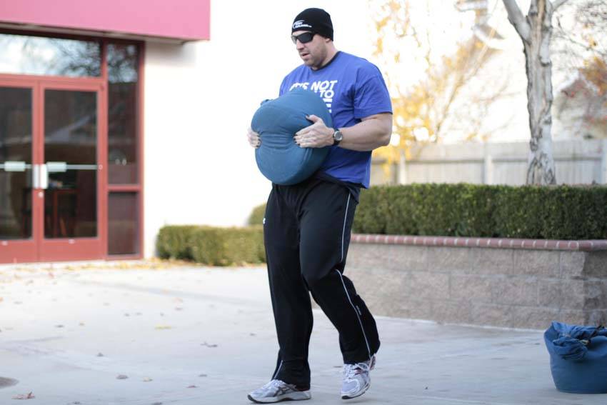 Sandbag Load - ending position