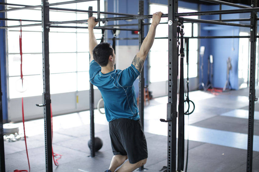 Scapular Pull-Up - ending position