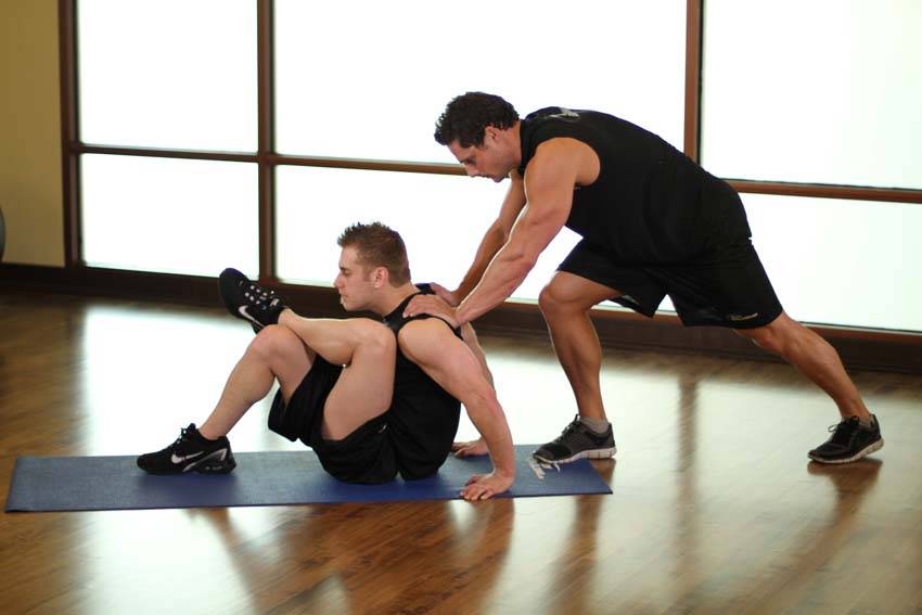 Seated Glute - ending position