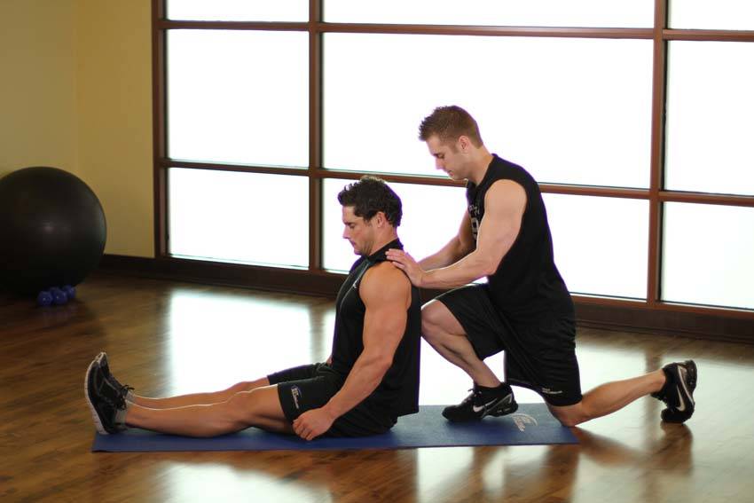 Seated Hamstring - starting position