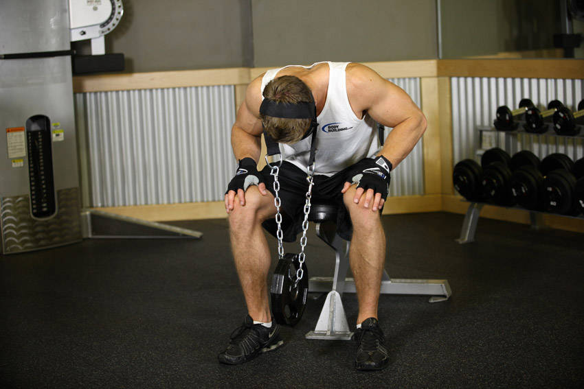 Seated Head Harness Neck Resistance - starting position
