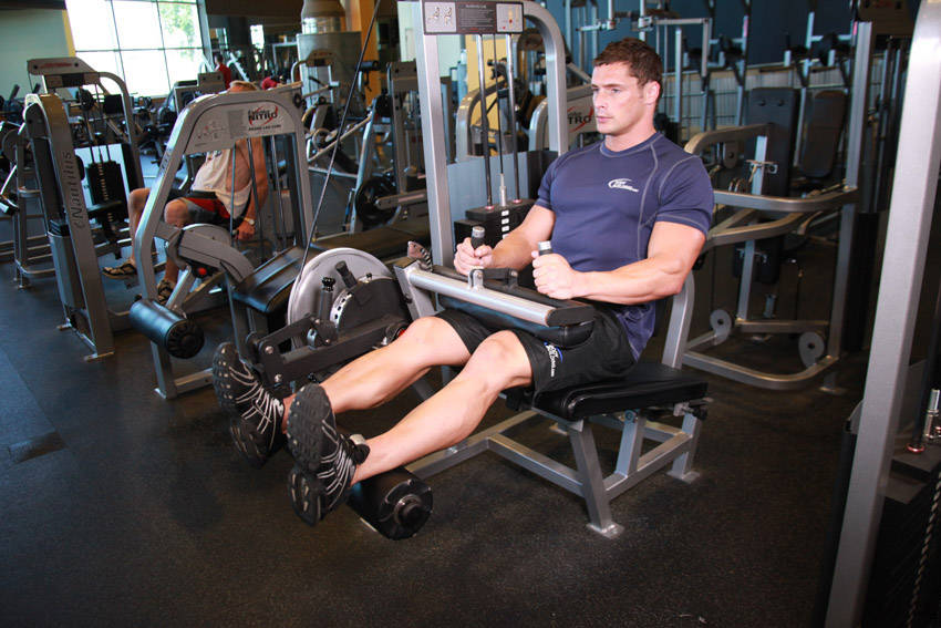 Seated Leg Curl - starting position