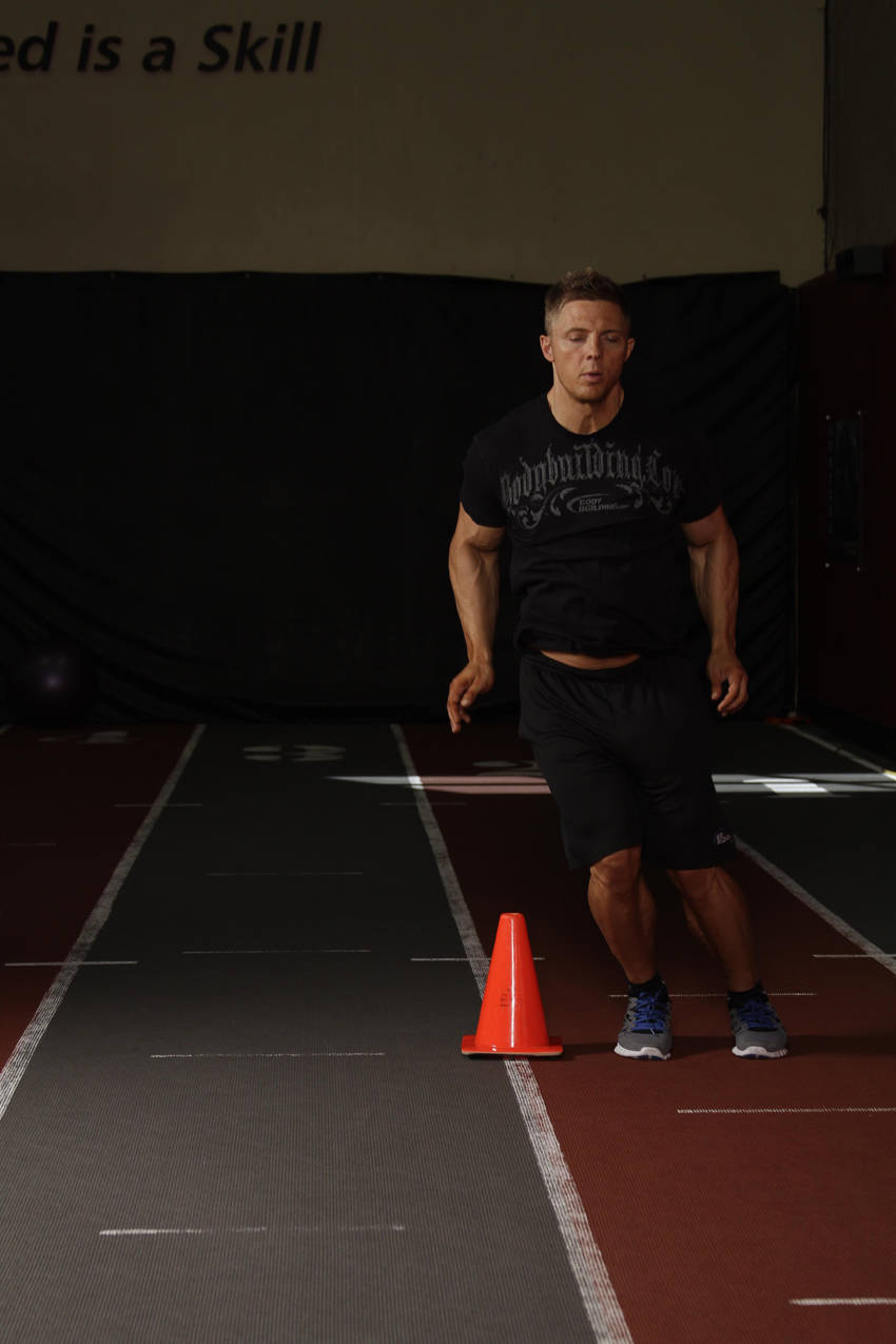 Side Hop-Sprint - starting position