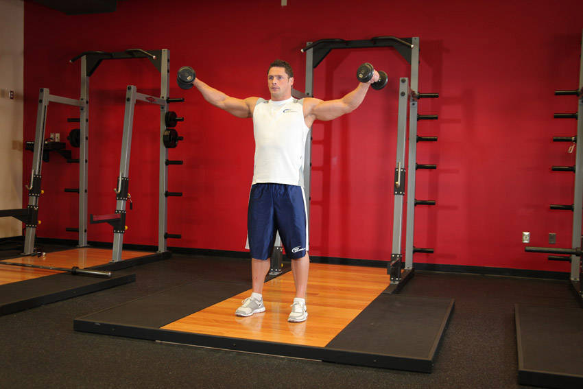 Side Lateral Raise - ending position