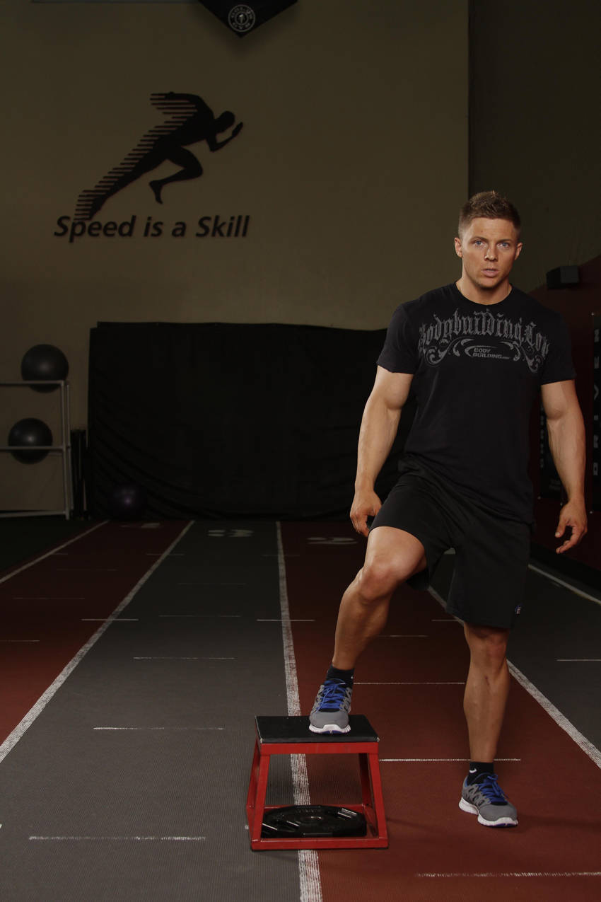 Side to Side Box Shuffle - starting position