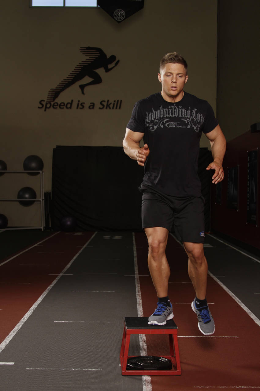 Side to Side Box Shuffle - ending position